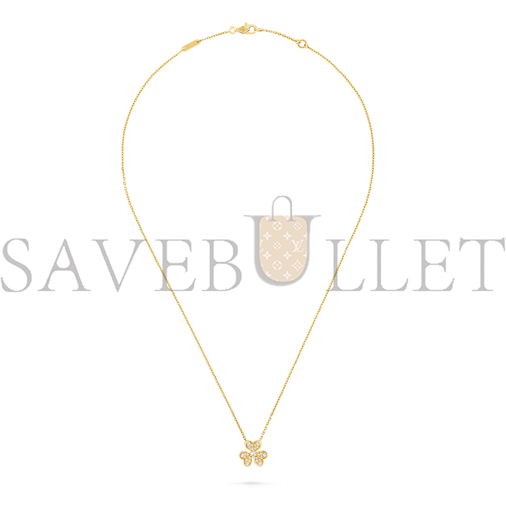 VAN CLEEF ARPELS FRIVOLE PENDANT, MINI MODEL - YELLOW GOLD, DIAMOND VCARP24000 VAN CLEEF ARPELS FRIVOLE PENDANT, MINI MODEL - YELLOW GOLD, DIAMOND VCARP24000